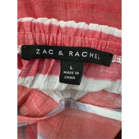 Zac & Rachel Stripe Blouse Size Large - Picture 4 of 7